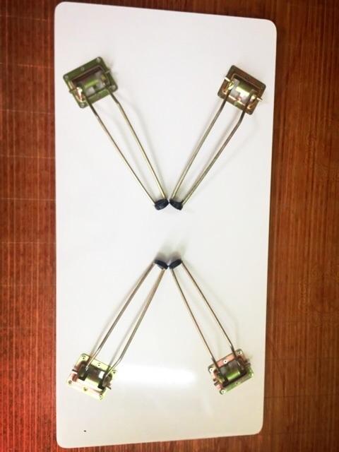 bàn gấp học sinh trắng  80-40cm