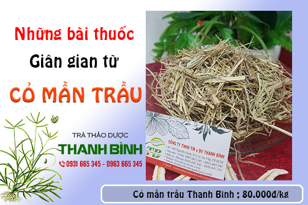 Cỏ Mần Trầu Khô 1KG - Thảo Dược Thanh Bình
