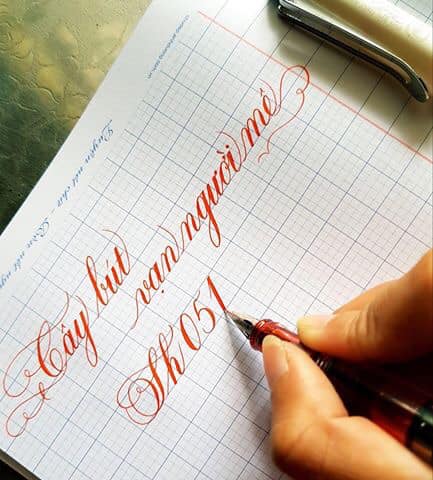 [HCM]Bút mài Thầy Ánh 051 calligraphy