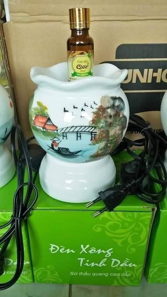 Đèn tinh dầu xông đền tinh dầu thơm phòng cao câp bảo hành 12 tháng.