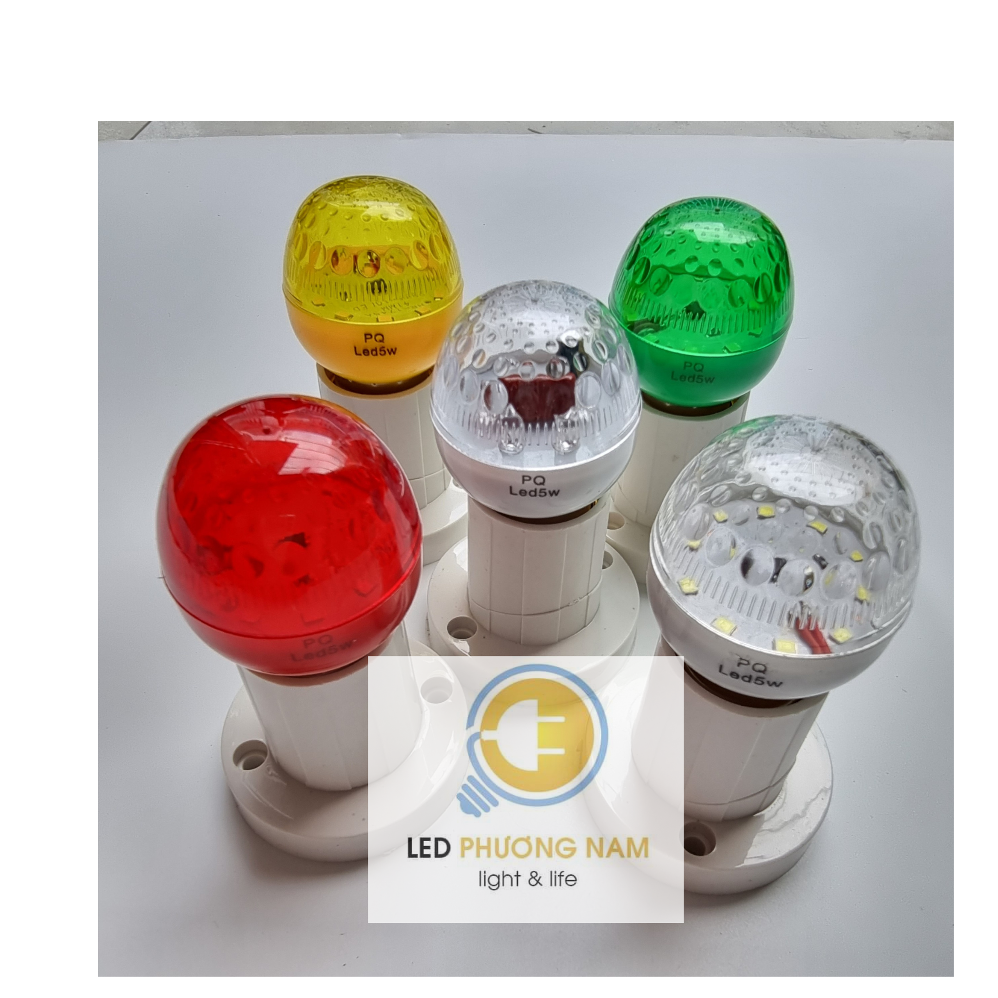 Chanh Led Đỏ 5w [ đèn bàn thờ ]