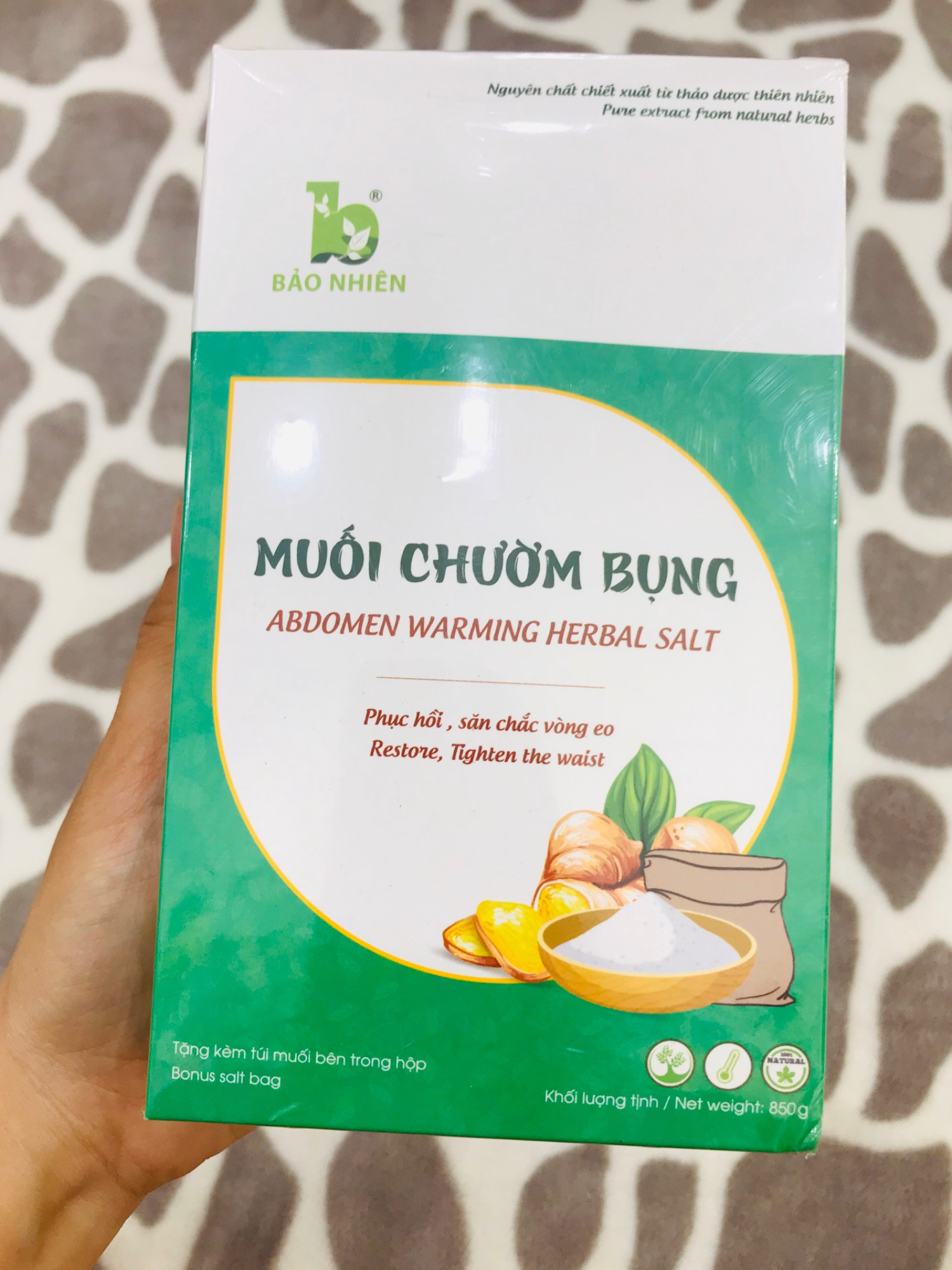 [HCM]Muối chườm bụng Bảo Nhiên