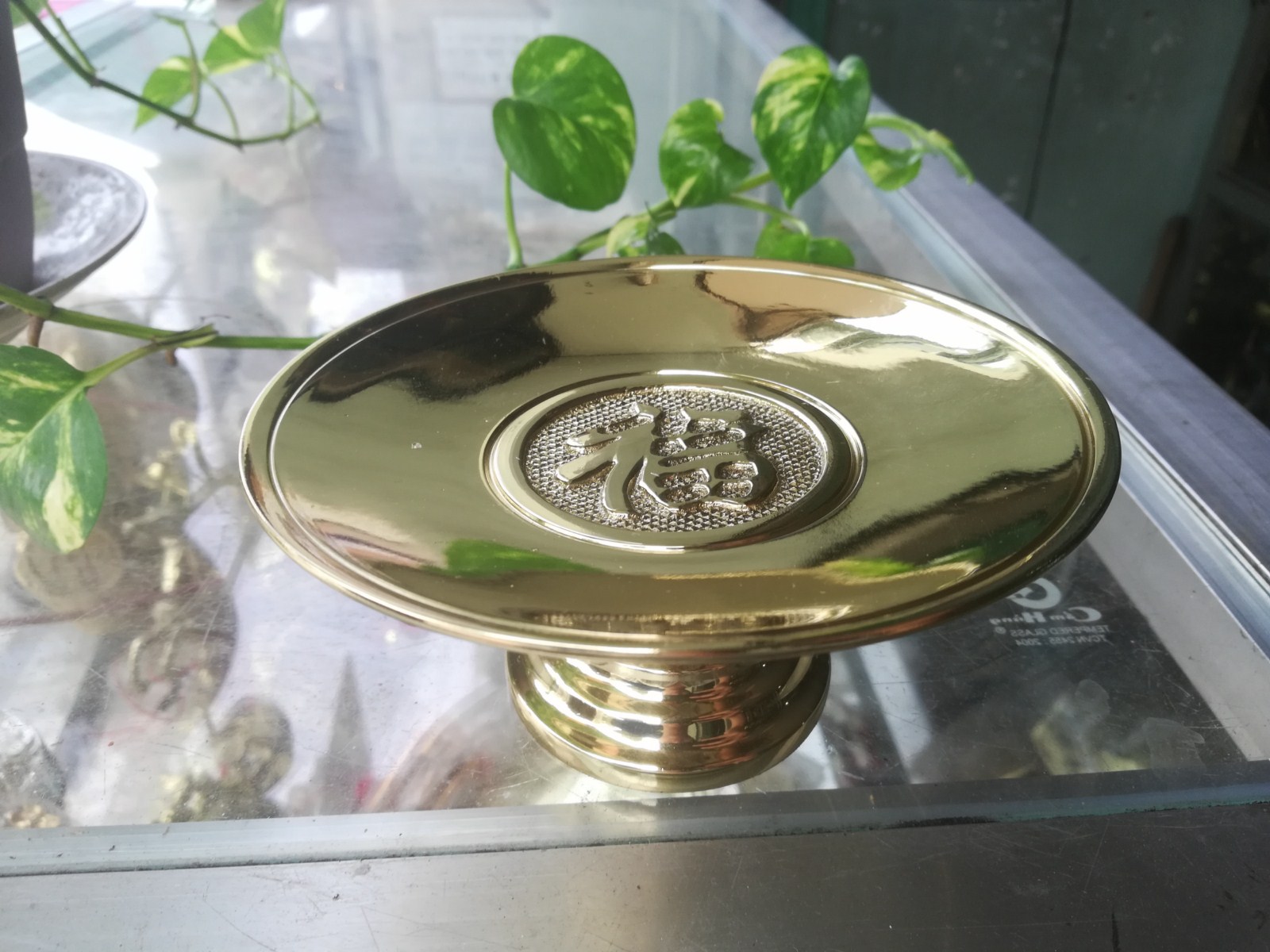Dĩa đựng trái cây 13cm bé bằng đồng