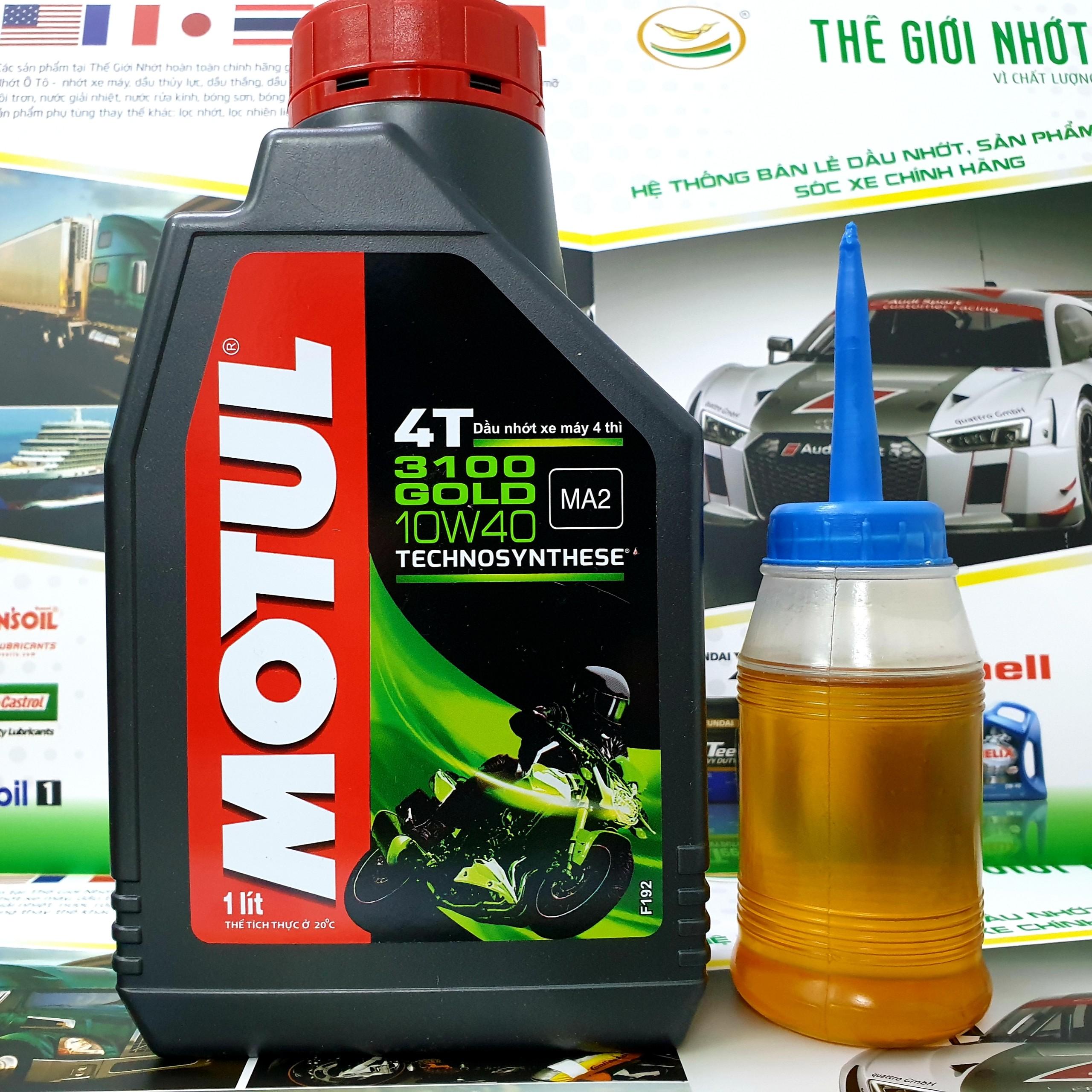 Nhớt motul 3100 gold 10w40 1l