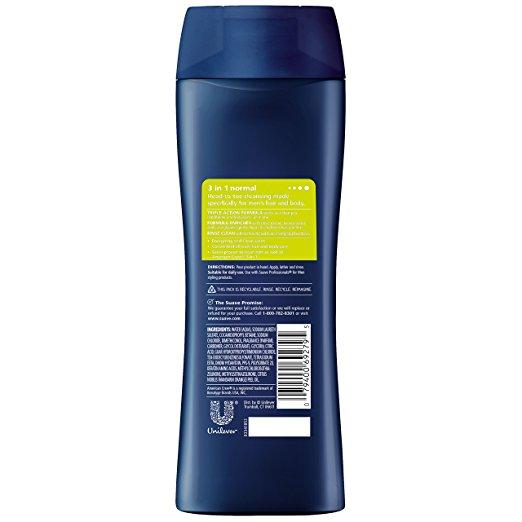 Tắm gội Suave Men 3in1 828ml