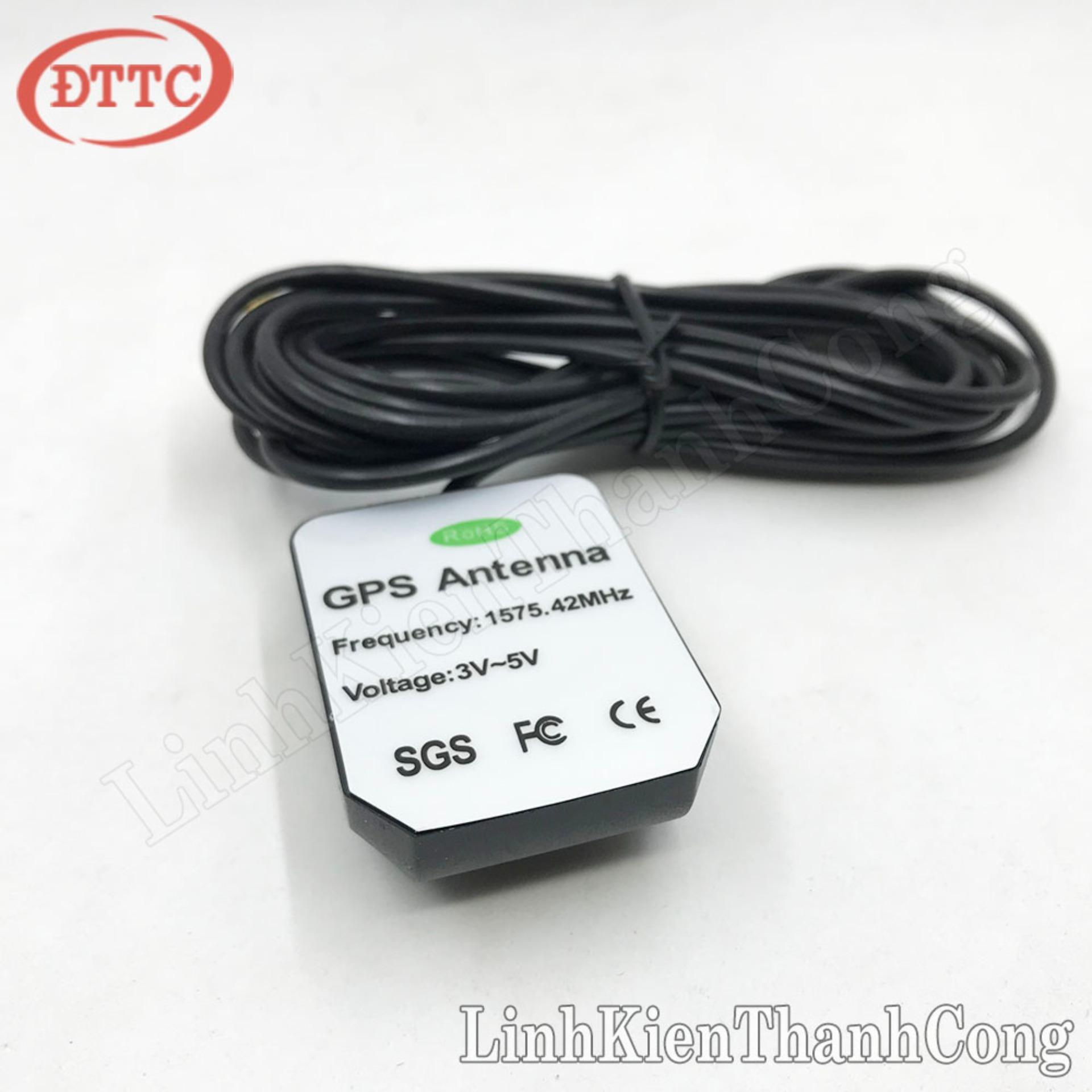 Anten GPS giắc SMA (dây dài 3 mét)