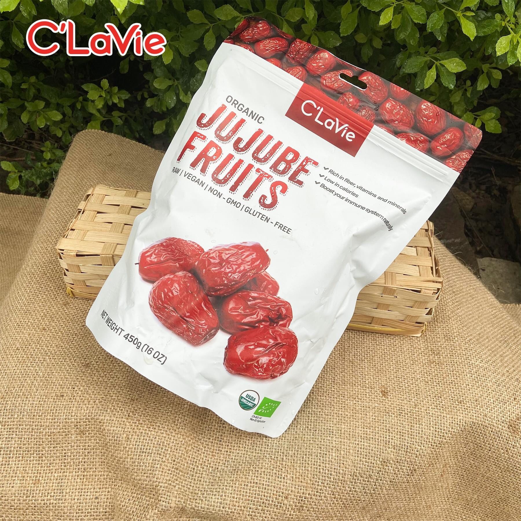 Táo đỏ hữu cơ C'lavie 450g-Date:12/2023(Tiệm hữu cơ)