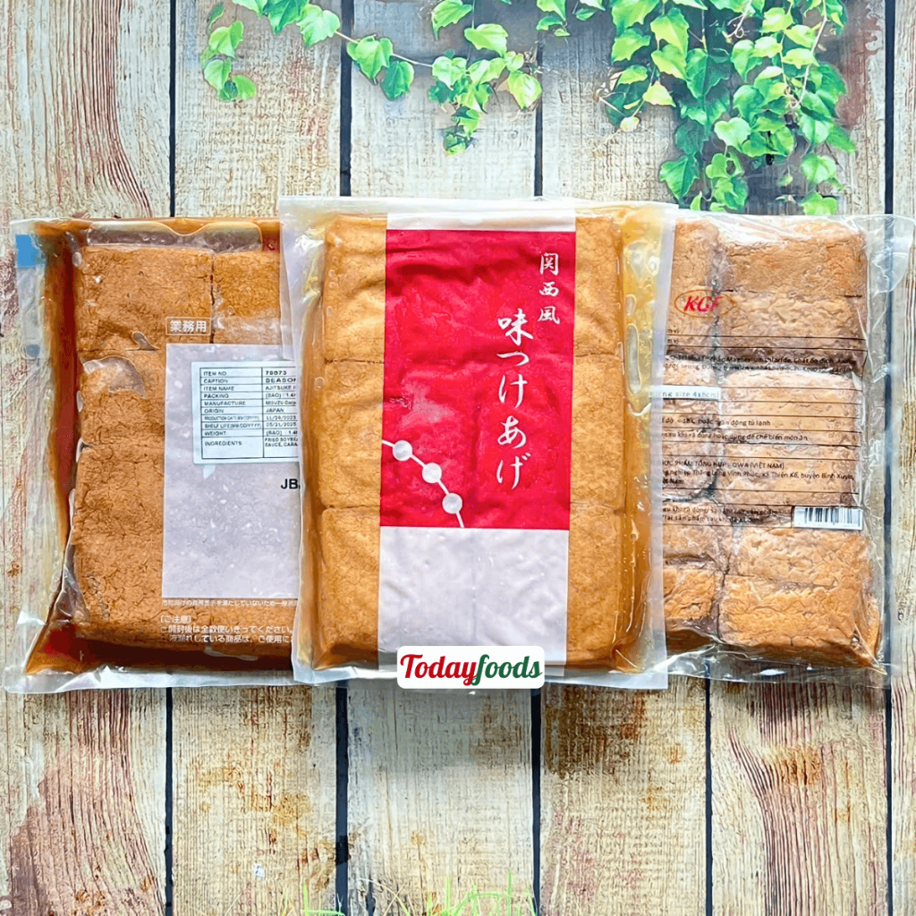 Đậu Hũ bọc cơm làm INARI SUSHI / Đậu Hũ Kho Nhật Bản (Đông lạnh) (Đậu Phụ / Đậu Hủ)