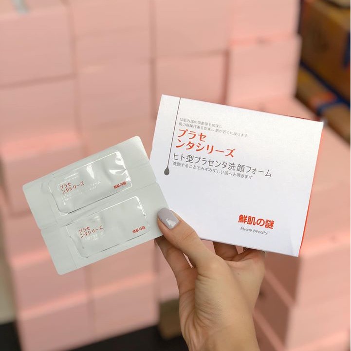 Mặt nạ ủ trắng nhau thai Nhật (gói)