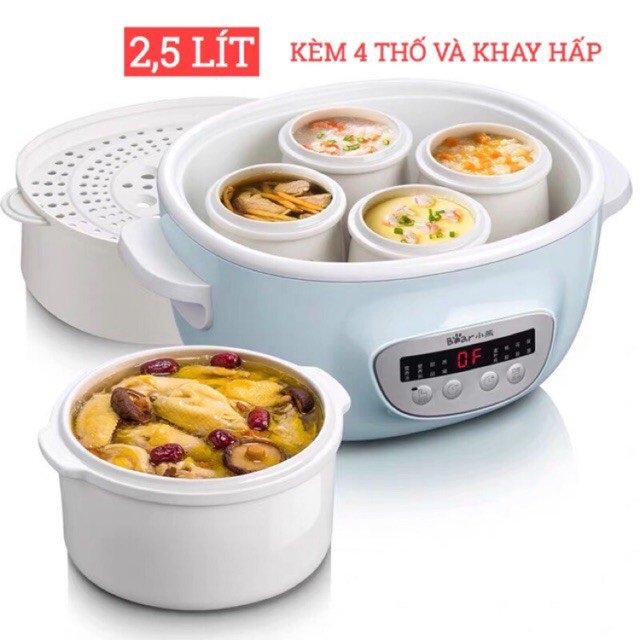 Nồi nấu chậm Bear 2.5L SUBE003