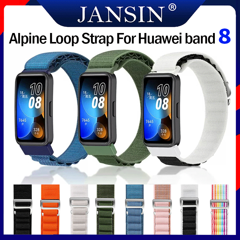 Alpine Loop Dây Đeo Nylon Cho Đồng Hồ Thông Minh Smartwatch Huawei Band 9 8 Vòng đeo tay chính thức cho Huawei Band 8 9 Vòng Đeo Tay Thể Thao Vòng Đeo Tay Thay Thế