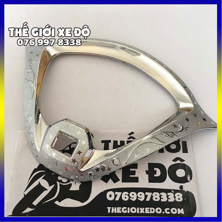 Ốp đồng hồ vision 2014 - 2020, viền đồng hồ vision xi mạ crom ốp inox vision