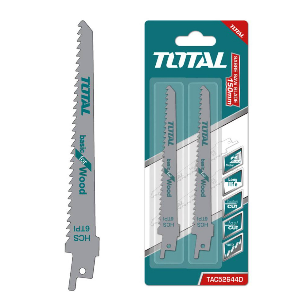 Bộ lưỡi cưa kiếm gỗ TOTAL TAC52644D