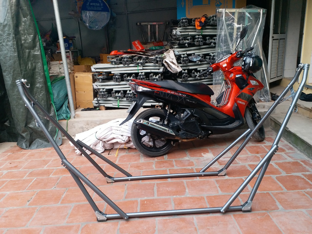 Khung võng xếp người lớn, trẻ em (KHÔNG kèm lưới võng)