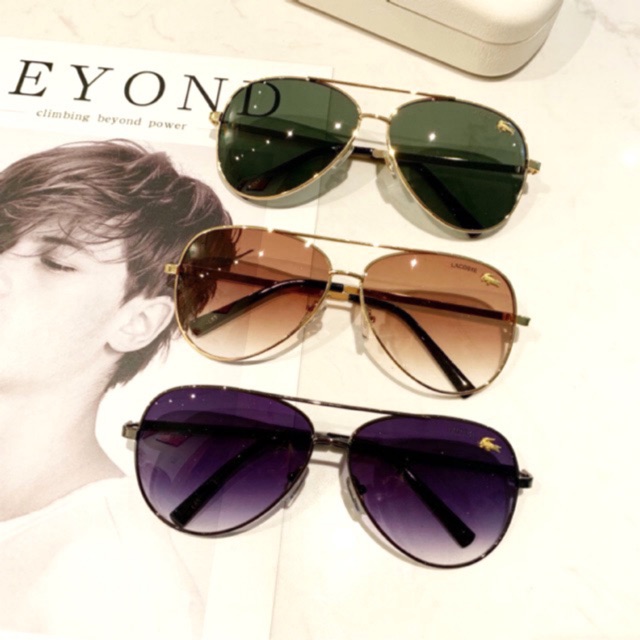 KÍNH NAM HÌNH CÁ SẤU DÁNG GIỌT NƯỚC CỔ ĐIỂN CHÓNG NẮNG TỐT 105