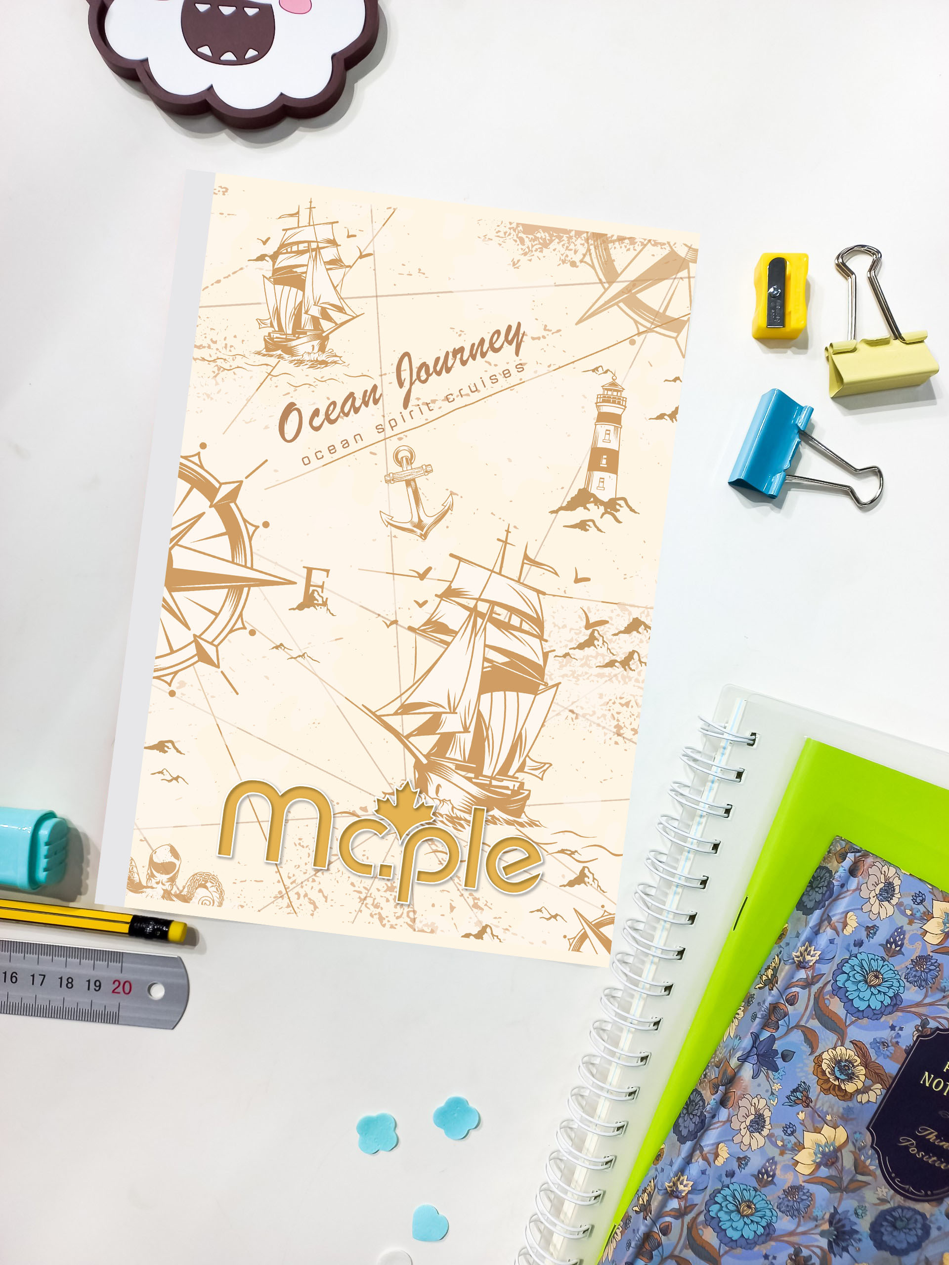 Notebook 80 pages, paper weight 60