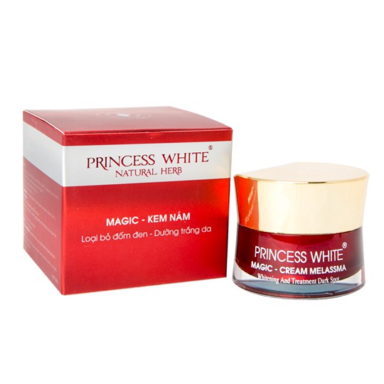 Kem nám Princess White hàng hộp 20G
