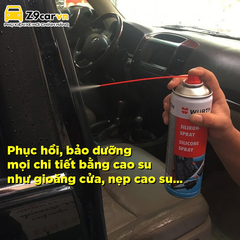 Bảo dưỡng cao su Wurth Rubber Care