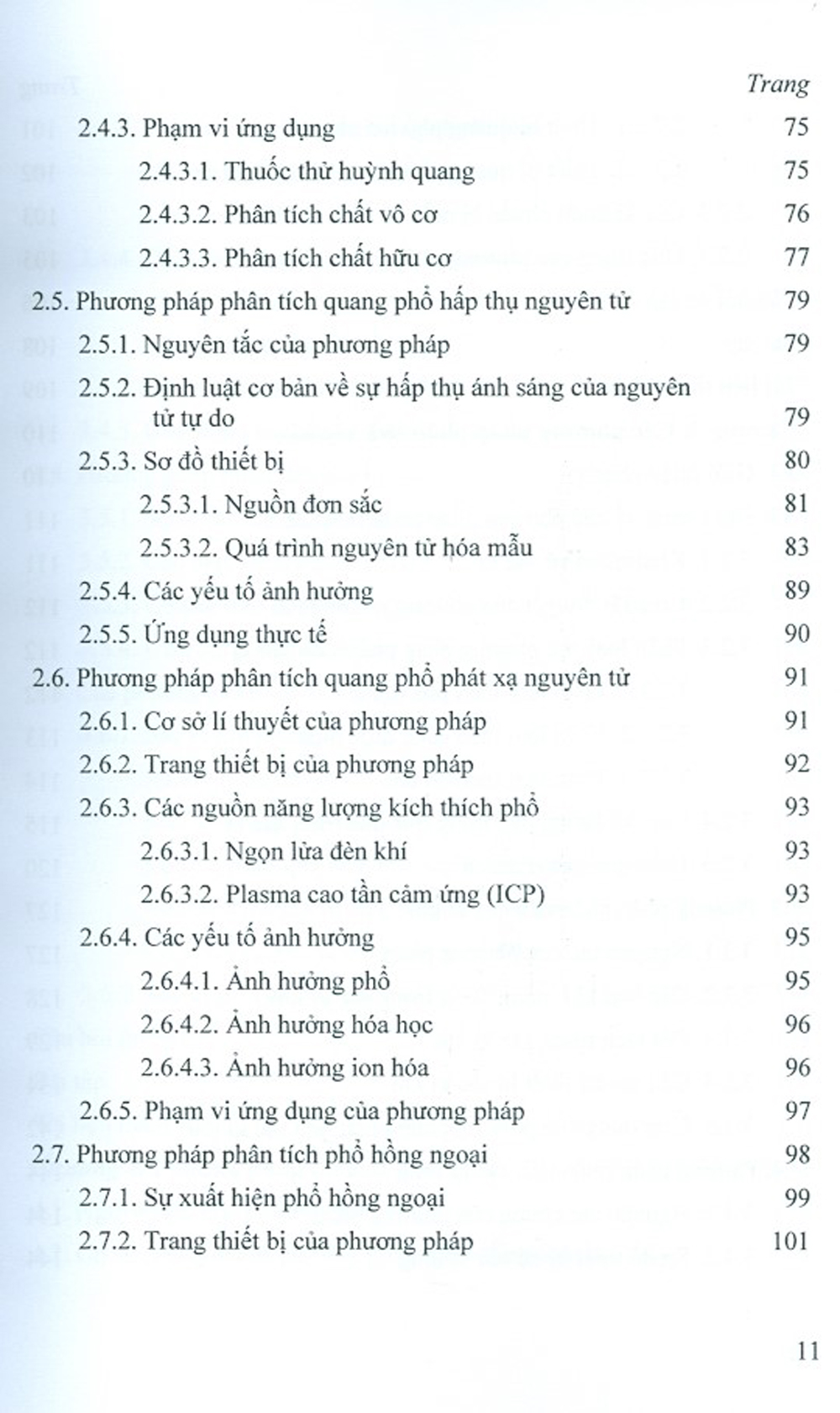 Các Phương Pháp Phân Tích