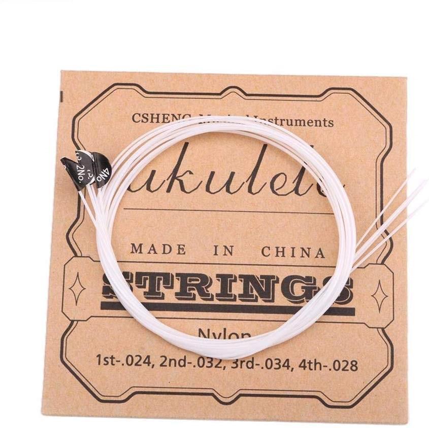 Bộ 4 Dây Đàn Ukulele Giá Rẻ Chất Liệu Nilong Trong và Nilong Màu Sắc - Thăng Long Music