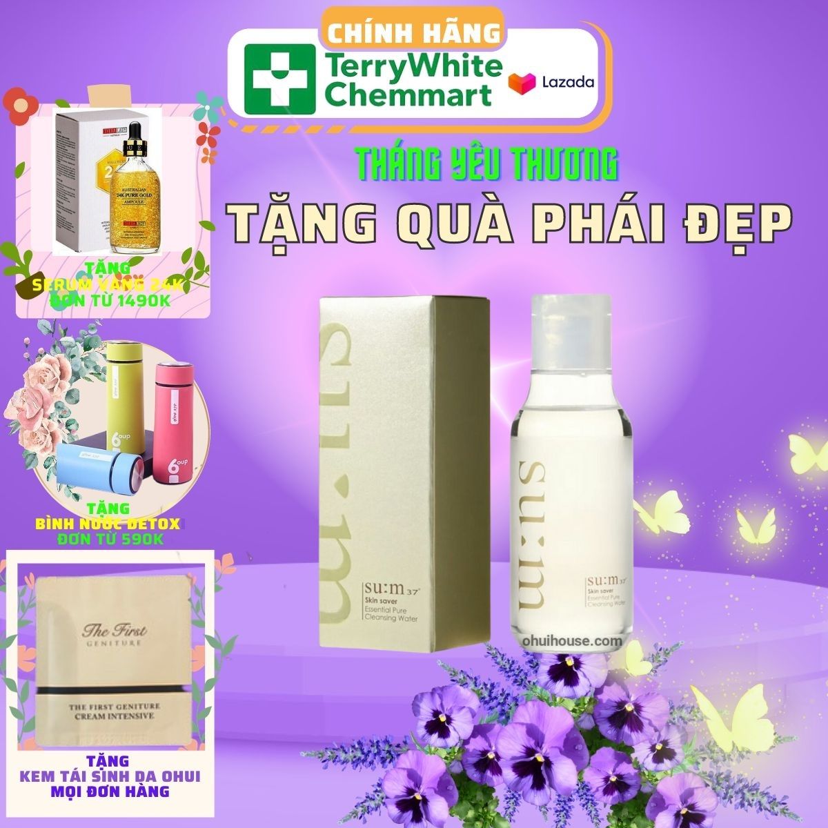 Tẩy trang " Sum 37"
