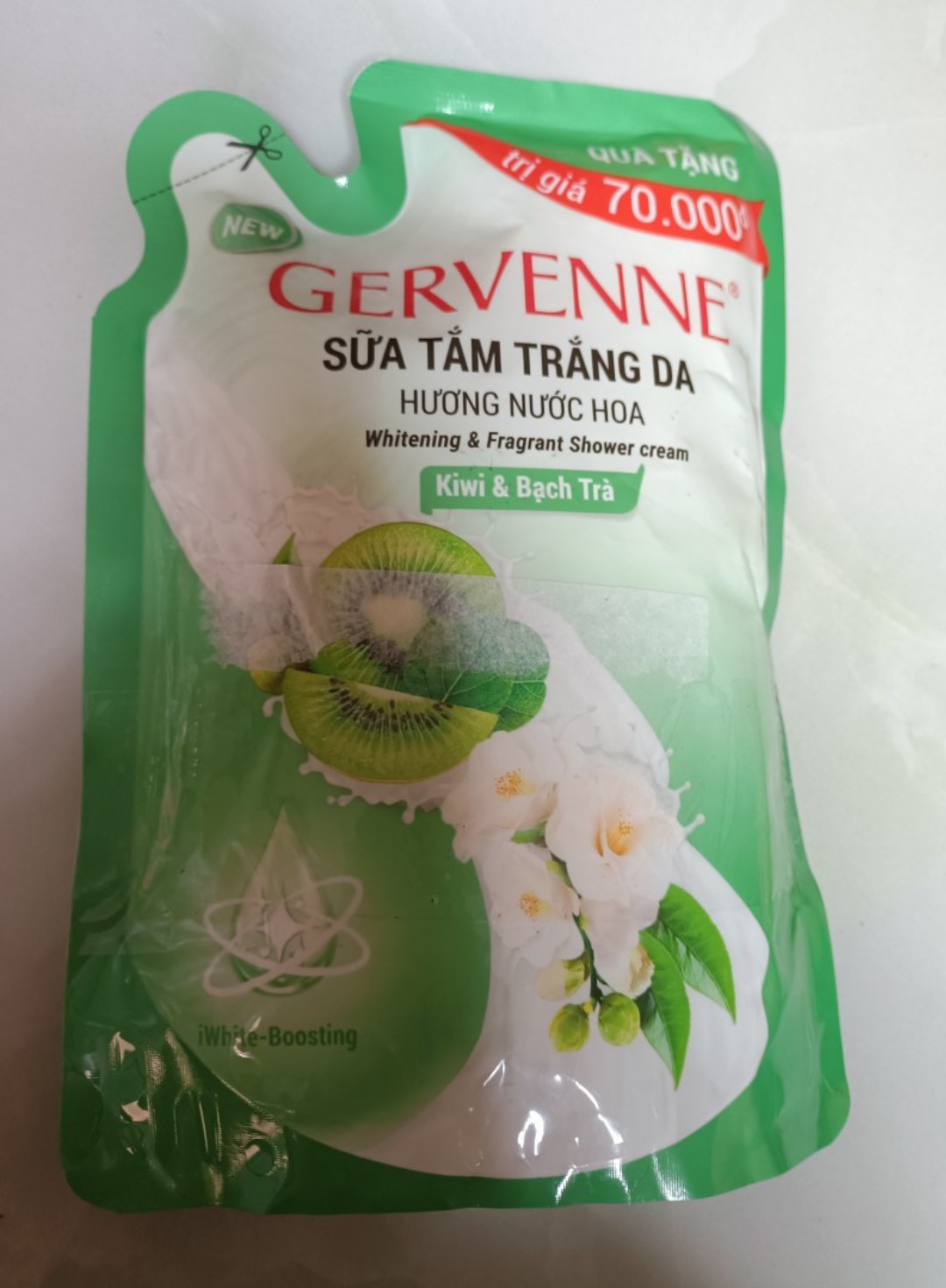 (Tiết kiệm hơn) Túi sữa tắm Gervenne 380g