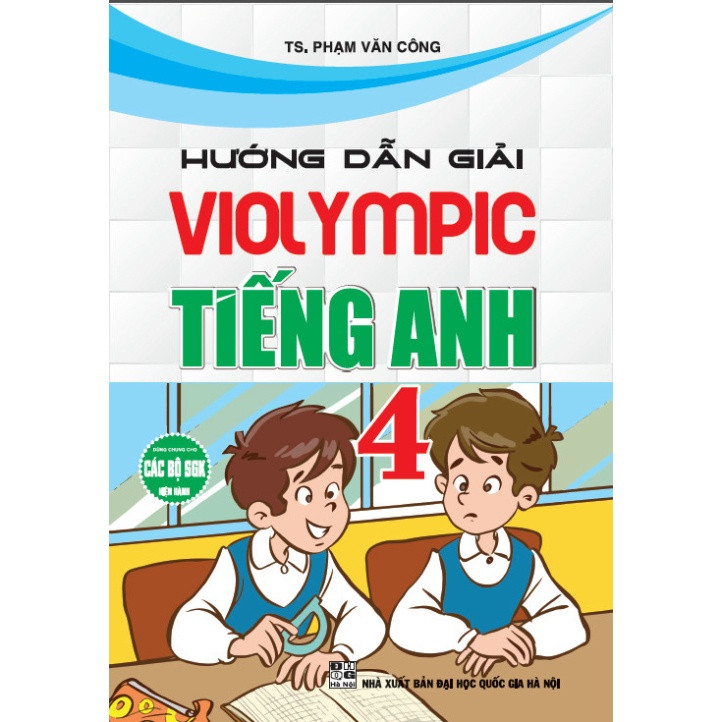 Sách -hướng dẫn giải violympic tiếng anh 4 - ha - newshop