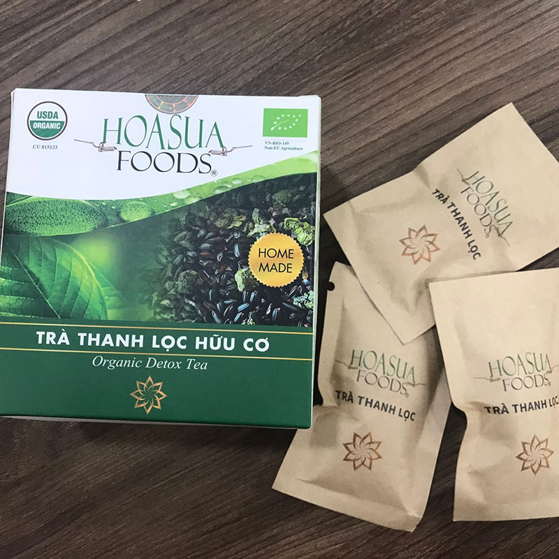 Trà thanh lọc hữu cơ (organic detox tea) HoaSuaFoods 200g