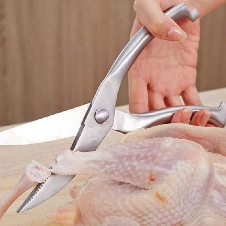 [ĐƠN 49K FREESHIP 15K]Kéo Cắt Gà Đa Năng Inox