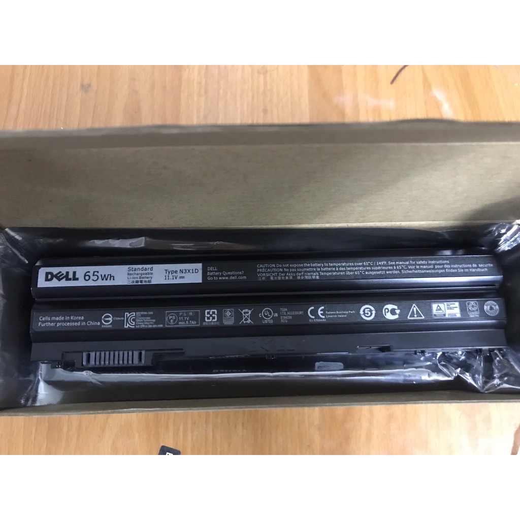 Pin laptop dell latitude e6540 e6440 e5530 e5430 e6520 e6420 n3x1d new battery