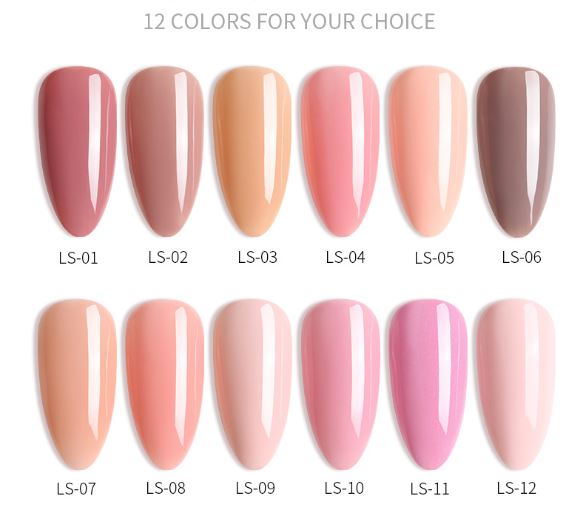 Sơn gel AS lẻ màu NUDE set 12 mã LS