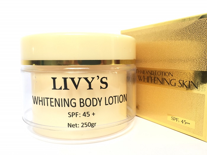 Kem body Livy's vàng 250gr Thái Lan - Hàng công ty chính hãng