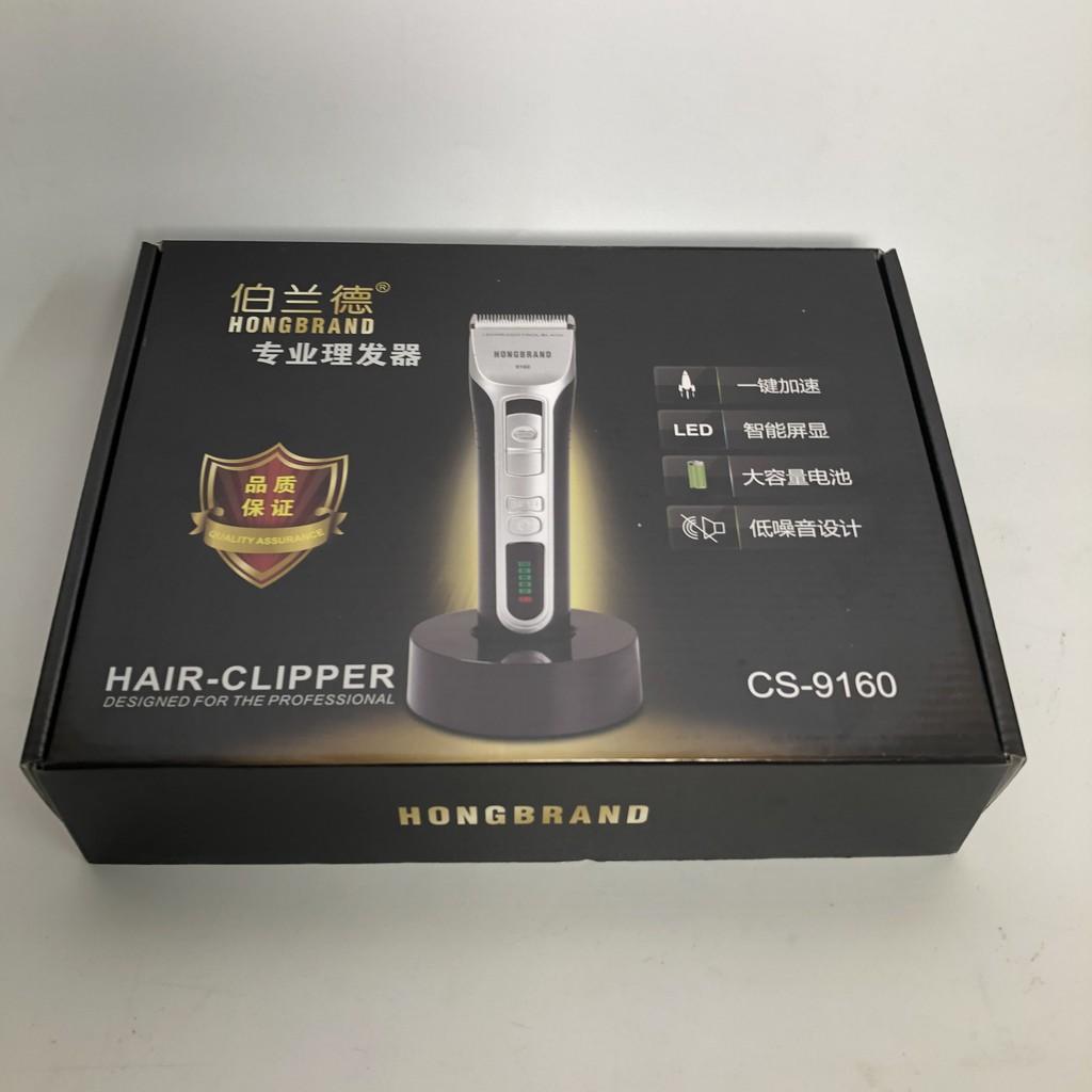 Tông đơ cắt tóc lưỡi sứ hiển thị pin cao cấp