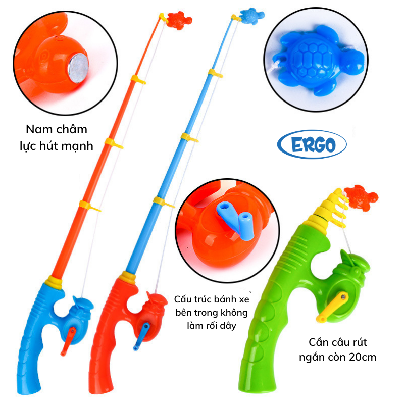 Cần câu cá nhựa nam châm cho bé
