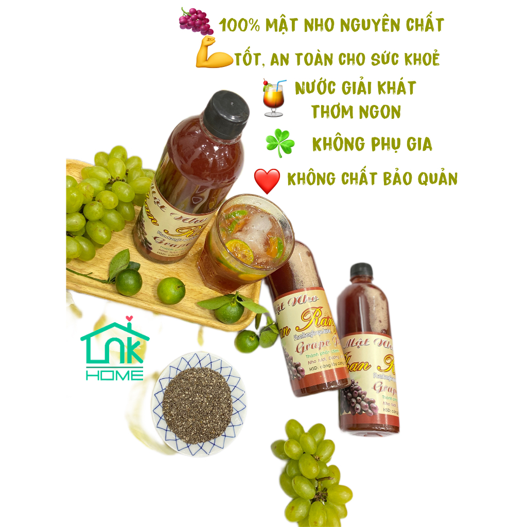 Mật Nho Nguyên Chất Nhà Làm [Đặc Sản Phan Rang - Ninh Thuận]
