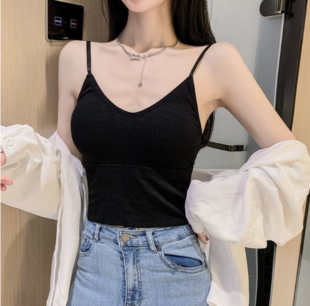 Áo hai dây crotop đan dây lưng có mút ngực co dãn 4 chiều