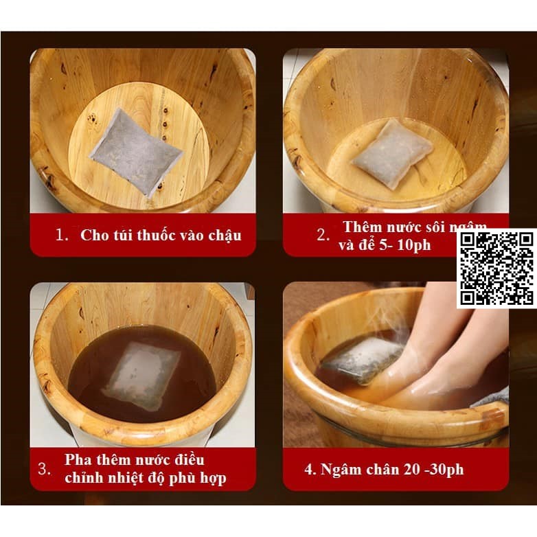 1262 Gói Thảo mộc ngâm chân B- Combo 10