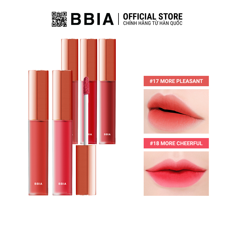 [Version 4] Son kem lì bền màu, mịn như nhung BBIA Last Velvet Lip Tint 5g