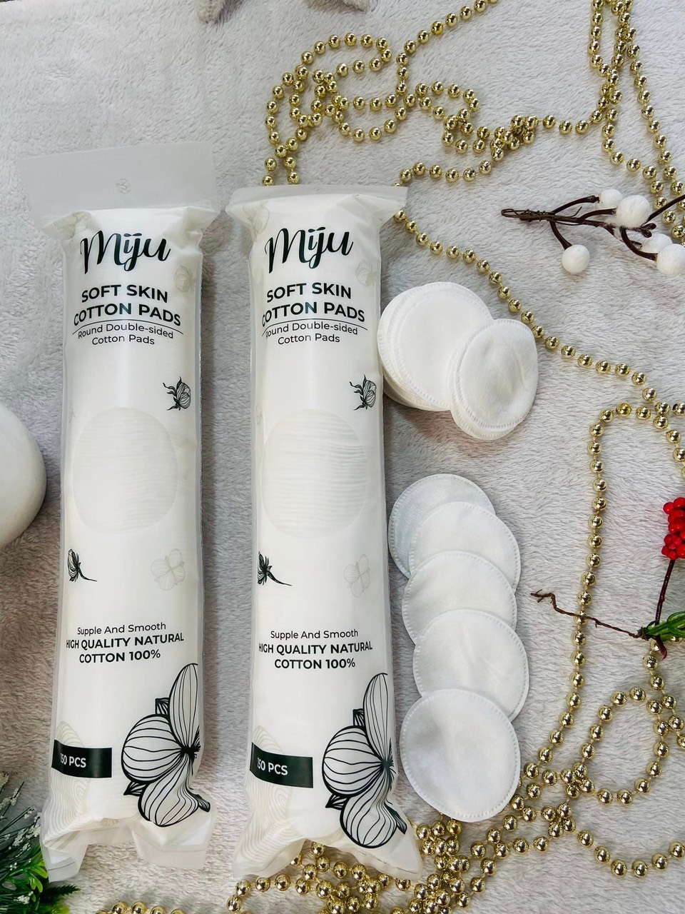Bông Tẩy Trang Miju Cotton 150 miếng