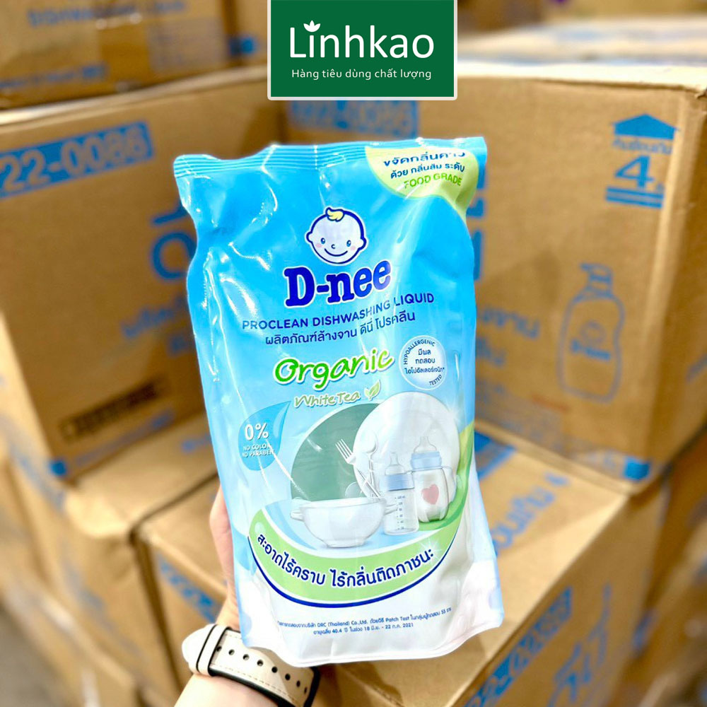Dnee Organic Milk Bottle Cleaner, Blue Bottle 500Ml/Green Bottle 600ml