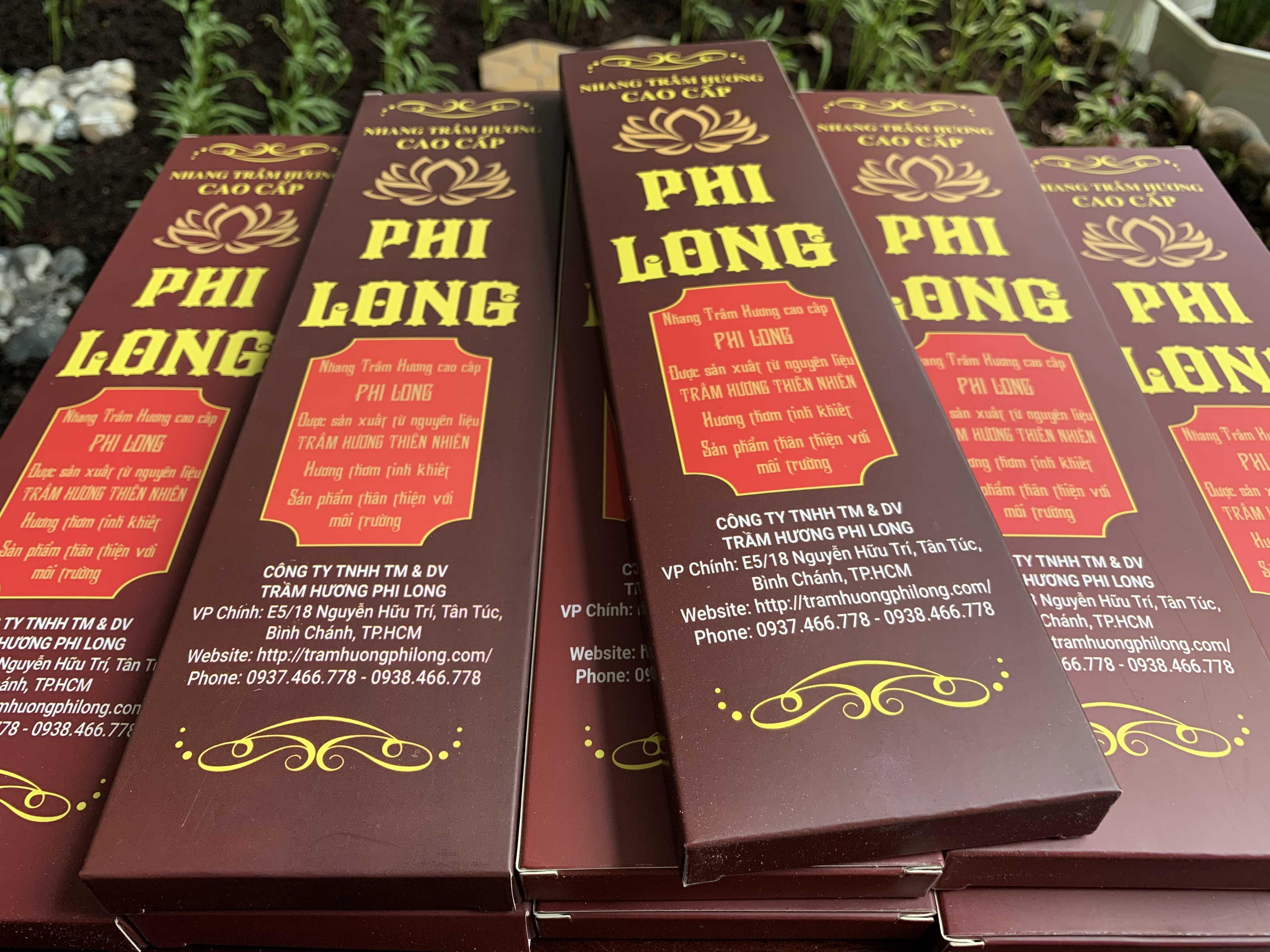 Nhang trầm hương giao thừa Phi Long