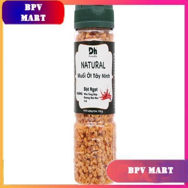 >> SO SÁNH GIÁ ỚT BỘT HÀN QUỐC NATURAL DH FOODS 90G | Shopee Lazada Sendo Tiki 156 Muối ớt Tây Ninh Natural hũ 110g - Dh Foods - GIA VỊ NẤU ĂN - GIA VỊ NÊM NẾM - MUỐI CHẤM HOA QUẢ - BPMart
