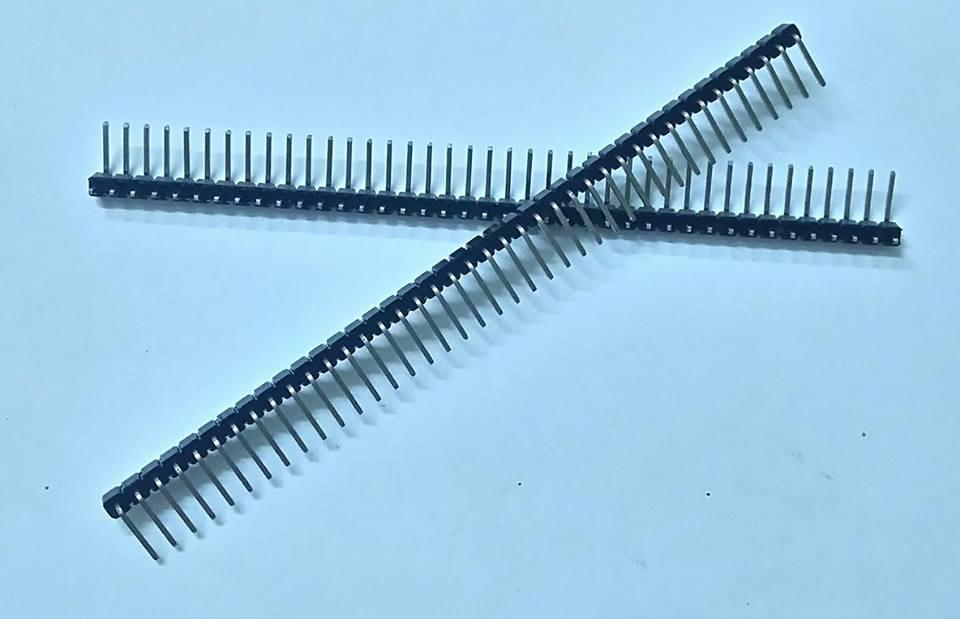 Combo 10 Jump Đực Đơn 1x40P 2.54 - Thẳng hoặc Cong