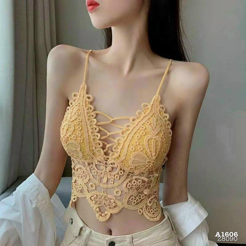 [HÀNG CHUẨN] Áo Bra Ren Hai Dây Đủ Màu
