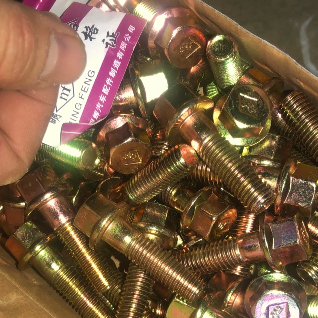 Sản phẩm gia đình làm: phutung| 60 con ốc láp phi 10 1 đầu ren, phụ kiện thay thế, đồ bền cao, cam kết sản phẩm được y như hình