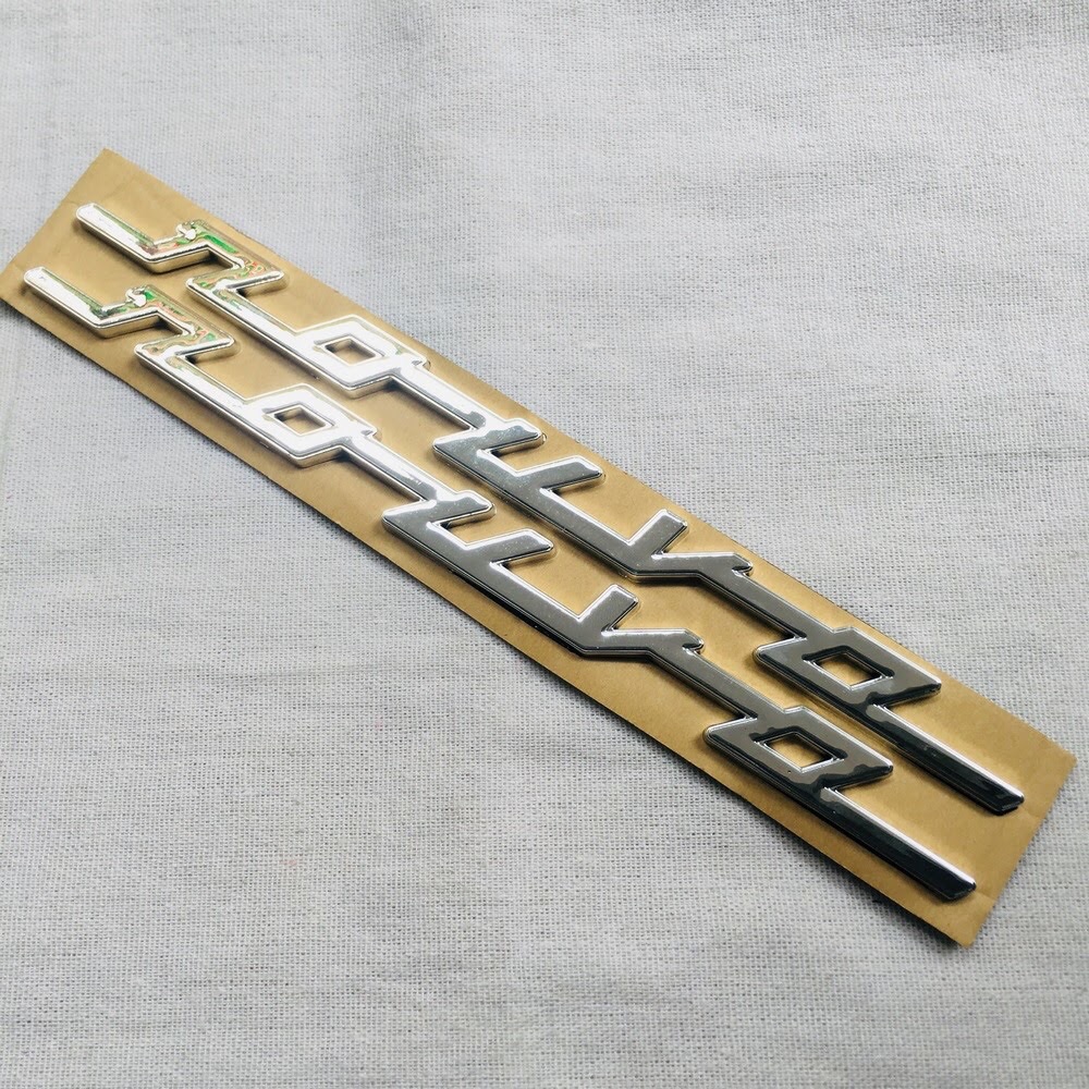[Sale Sale] Bộ Tem Chữ Nổi Logo Yamaha Nouvo chất liệu nhựa si (màu Bạc) - Yamaha Nouvo