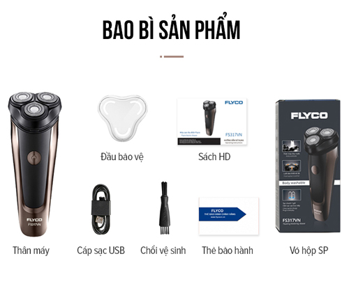 Máy cạo râu Flyco FS-317VN