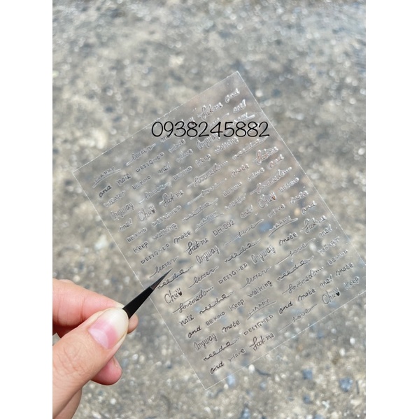 Sticker Dán Móng [ Rẻ Vô Địch]