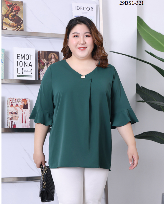 Áo kiểu tay lỡ đơn giản bigsize
