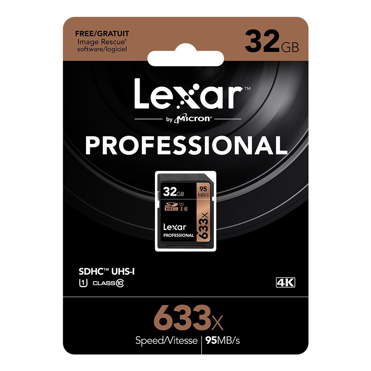 Thẻ nhớ Lexar SDHC 633X 32GB Class 10 95mb/s